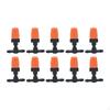 10x Adjustable Micro Spray Irrigation Emitters, Mist Sprinkler Nozzle Head, Drip