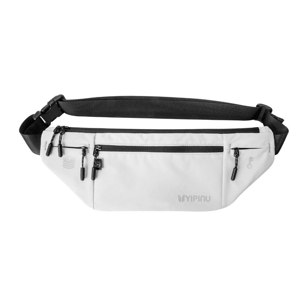 Nouveau sac banane anti-vol RFID de voyage pour sports de plein air, course à pied, imperméable, ajusté et léger Gray multicolore
