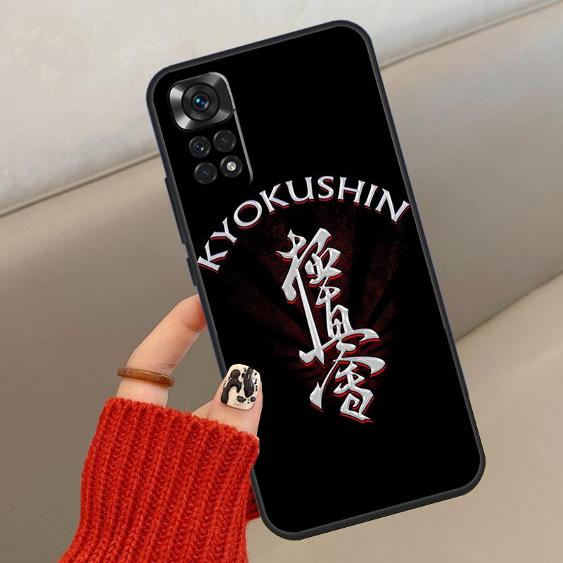 Oyama Kyokushin Karate Case For Xiaomi Redmi Note 11 12 8 9 10 Pro 8T 9S 10S 11S Redmi 9A 9C 10 10A 10C Cover