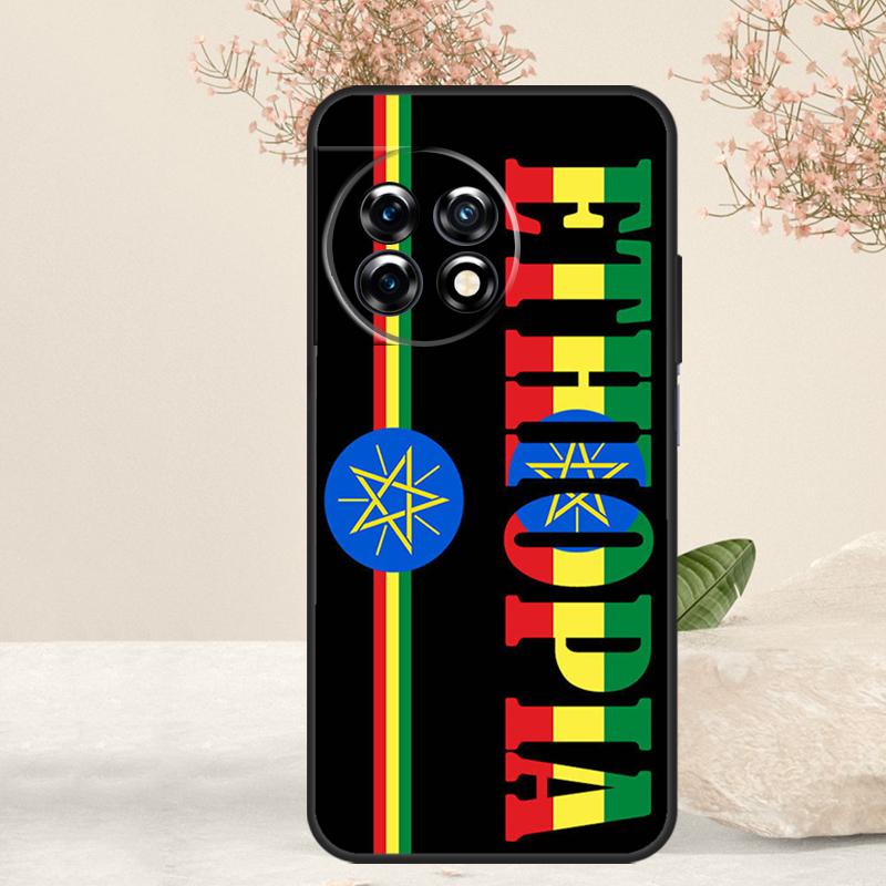

Ethiopia Flag Case For OnePlus 15 R 13 13T 13R 12 12R 11 10T 8T 9 10 Pro Nord 5 CE 4 2 3 Lite N20 N30 Cover OnePlus Nord 3