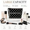 Polka Dot Cosmetic Bag Waterproof Leopard Print Travel Wash Beauty Large Capacity Storage Bag Clutch Bag