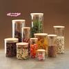 M-1Pc Sealed Food Storage Box Pots Glass Jar Coffee Jars With Lid Transparent Cereal Candy Dried Jars Fridge Container