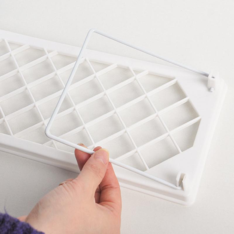 Étagère de Rangement de Dortoir PP Métal Solide Design Pliable Style Simple Étagère d'Exposition de Bureau pour la Maison