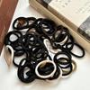 2025 Douyin Trend: 137-Piece High-Elasticity Black Hair Ties & Bands Set for Women