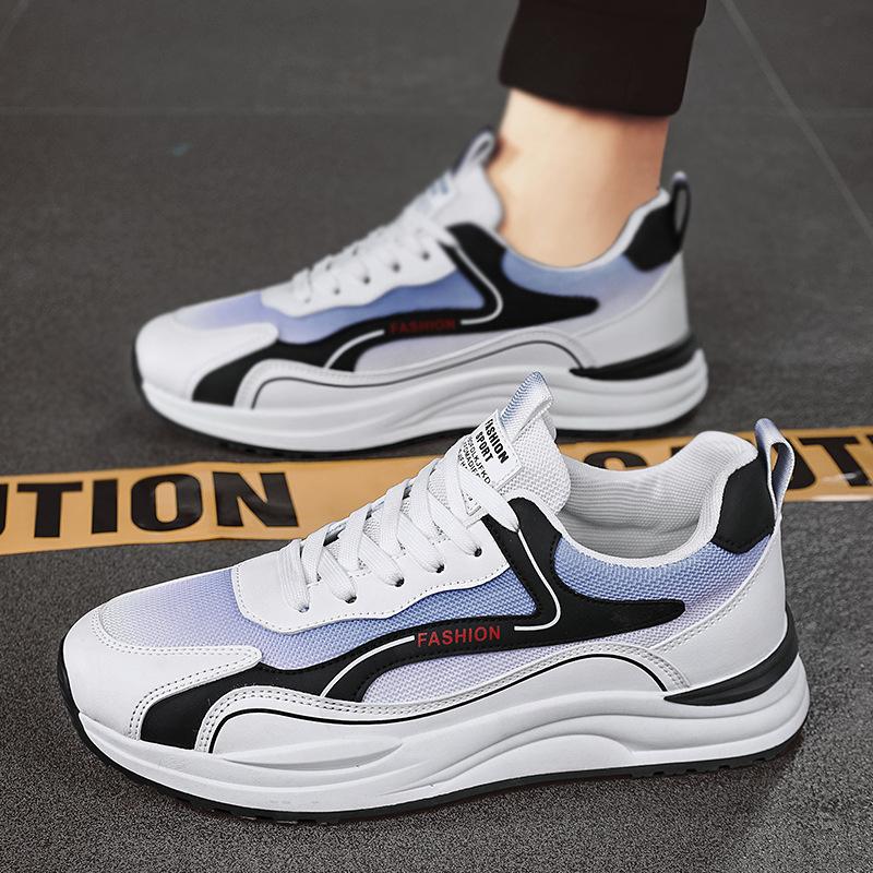 Summer men's shoes new teen student sports shoes breathable mesh thick-soled Forrest Gump shoes casual dad shoes