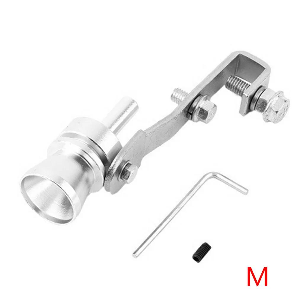 1PC Universal Aluminum Turbo Sound Exhaust Muffler Pipe Whistle Car Blow Off Valve Tip Simulator Whistler