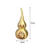 Brass 7cm Gourd Statue Feng Shui Ornament Souvenir Decorative Display Desktop Centerpieces for