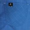 SALOMON Check Pattern Short sleeve shirt S Blue Men's Used