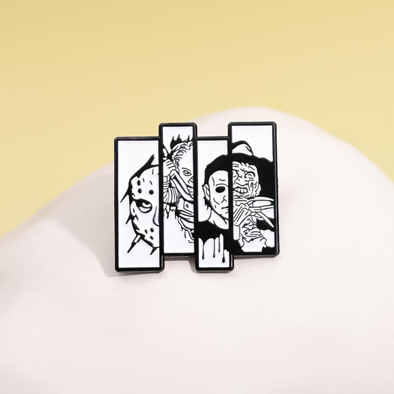 Edition Limited Alloy Pin With Iconic Characters From Horror Cinema Musthave Accessory Collectors For
