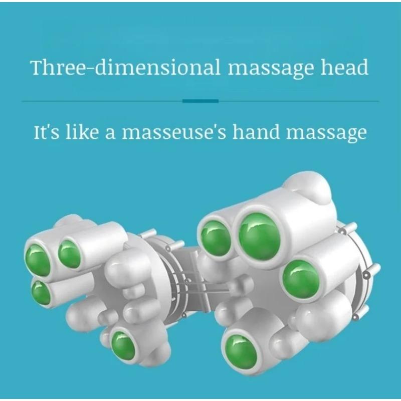 Electric Cervical Massage Pillow Instrument Body Heating Kneading Massage Neck Tui Na Neck Pillow