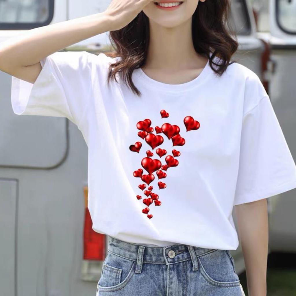 Lovely Sweet Avocado Tee Top Fashion T Shirt Clothing Style Trend Casual Short Sleeve Women Print Lady Female Graphic T-shirt