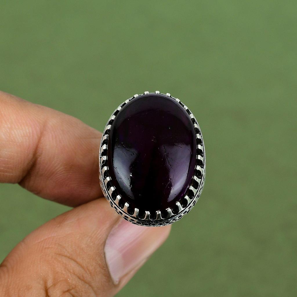 Lila Feuer Labradorit Ring 925 Sterling Silber Ring Edelstein Schmuck Handgefertigte Ringe Labradorit Schmuck Für Geschenke In Ringgröße Erhältlich