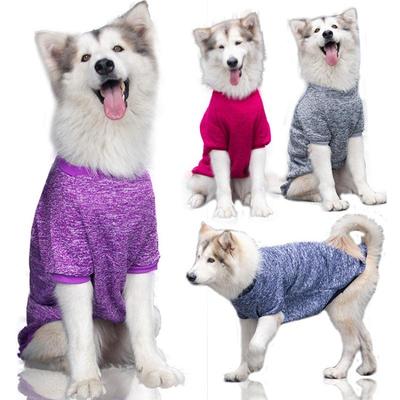 Felpa in lana per cani di taglia media e grande, gatti, per l'autunno e l'inverno, abbigliamento per animali domestici