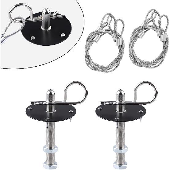 Hood P Kit for Car, Stainless Steel, Universal Engine Hood P, Red