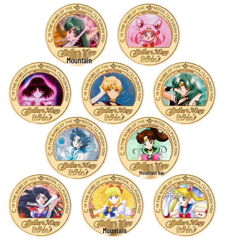 Sailor Moon Chibiusa Commemorative Die-Cast Metal Coin Badge Limited Edition