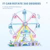 1646Pcs Electric Rotating Ferris Wheel Home Decor Creative Ornament Moc Building Blocks Set Assembly Toy Kids Birthday Gift