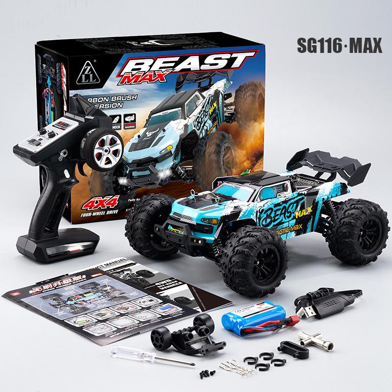 

PRO/MAX 1:16 RC Car 80KM/H 4WD Brushless Off Road Drift Racing Toys High Speed Remote Control Vehicle For Kids Adults Outdoor Carbon Brush