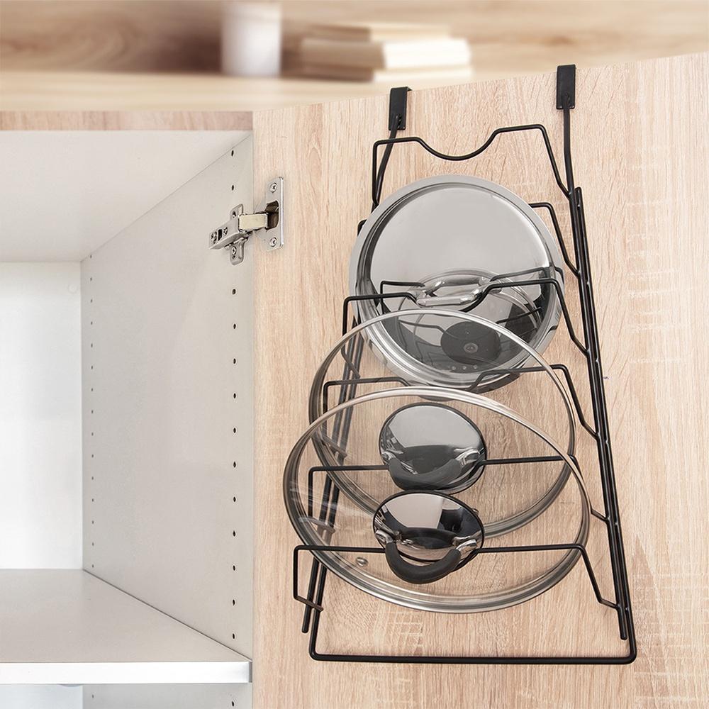 Black Metal Lid Hanger RADKA