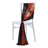 2pcs Chiffon Chair Sashes Wedding Chair Decoration 20x250cm for Wedding Aisle Party Banquet Event Baby Shower