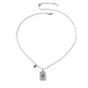Popular medieval full thinking zircon no matter brand necklace pendant new fashion light luxury women's niche collarbone chain