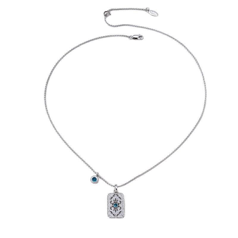 Popular medieval full thinking zircon no matter brand necklace pendant new fashion light luxury women's niche collarbone chain