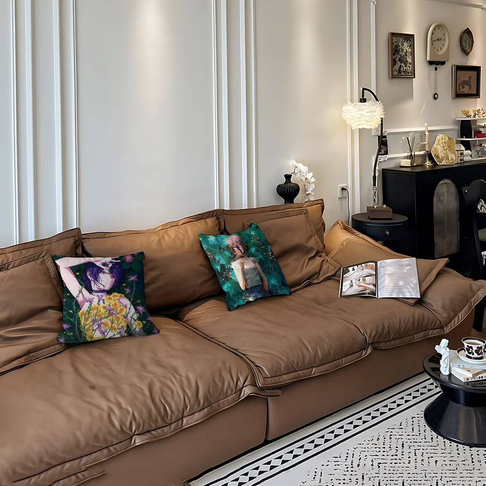 R-Reze Anime Pillow Anime Pillow Sofa Bed Head Pillow Cover Cushion Cover 45x45 Cm Fashion