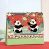 Chinese Style 2026 Desk Calendar Coil Binding Monthly Planner Schedule Planner  Desktop Decoration