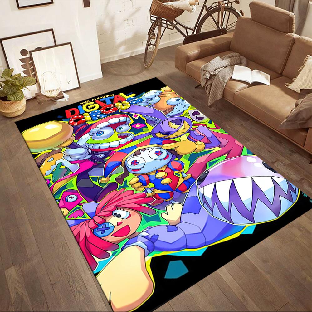 I tappeti quadrati a tema The Amazing Digital Circus sono un'ottima scelta per soggiorni, camere da letto, decorazioni per la casa e come regali.