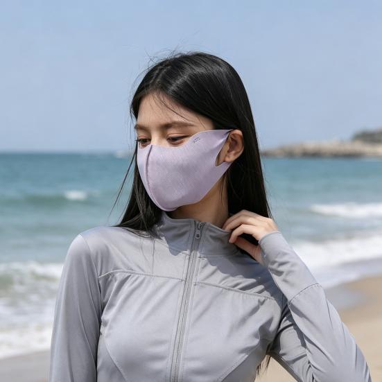 Three-dimensional Face Guard, Windproof Slimming Version Face Guard with 3D Eye Corner Protection, Moisturizing Fabric Hyaluronic Acid Sun Protection