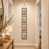 Linked Photo Holder Wall Art Picture Frame 6-Inch Vertical Photo Wall  Bedroom