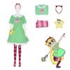Costume De Cosplay Anime Star Butterfly Star Vs. Les Forces Du Mal Robe Chapeaux Chaussettes Halloween Fantaisie Costumes Femmes