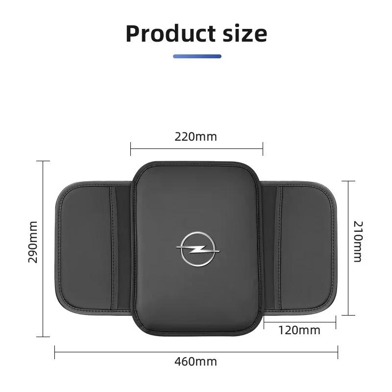 AAIZ1 Car Armrest Box Mat Cushion Storage Bag For Opel Astra H G J Insignia Mokka Zafira Corsa Vectra C D Antara Combo Accessories