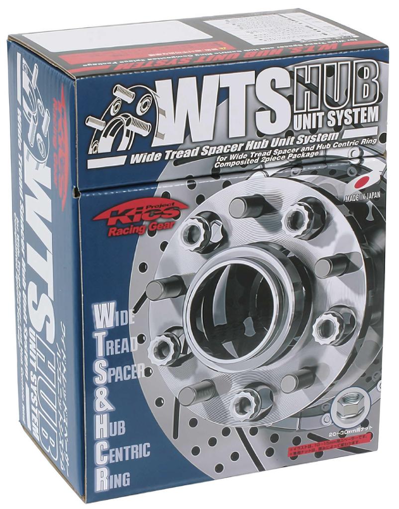 Wide Tread Spacer Hub Unit PCD Thickness Hub Diameter KYO-EI System, 5-Lug, 114.3mm, 25mm, M12xP1.5, 60mm, 5125W1-60