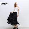 ONLY 2025 Spring A-Line Tiered Maxi Skirt