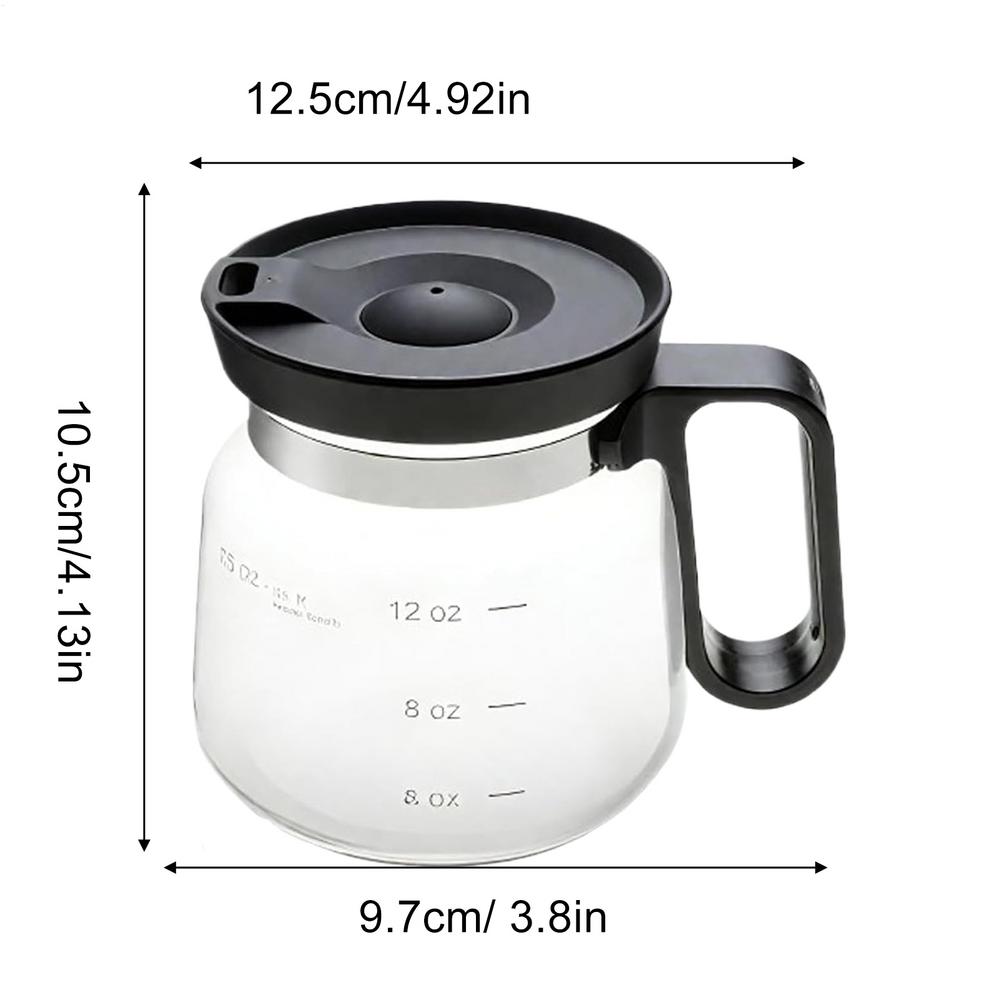 

Clear Coffee Mug 16oz Glass Coffee Mug Tea Cup Pot Drinking Cups with Lid for Hot Cold Beverage Milk Latte Cappuccino Water чистий