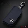 GFH2 Hot 2026 New For Benz Leather Car Key Case Cross Pattern Car Key Cover Key Holder for Mercedes Benz New B/C/E Class A Class C200
