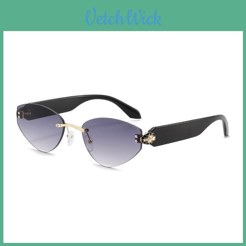 Geometric Unisex Triangular Noframe Sunglasses With Uv Protection For Fashionable Sunwear And Parties
