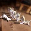 Cheese Cat Miniature Figurines Toys Cute Lovely Model Kids Toys 4Cm Pvc