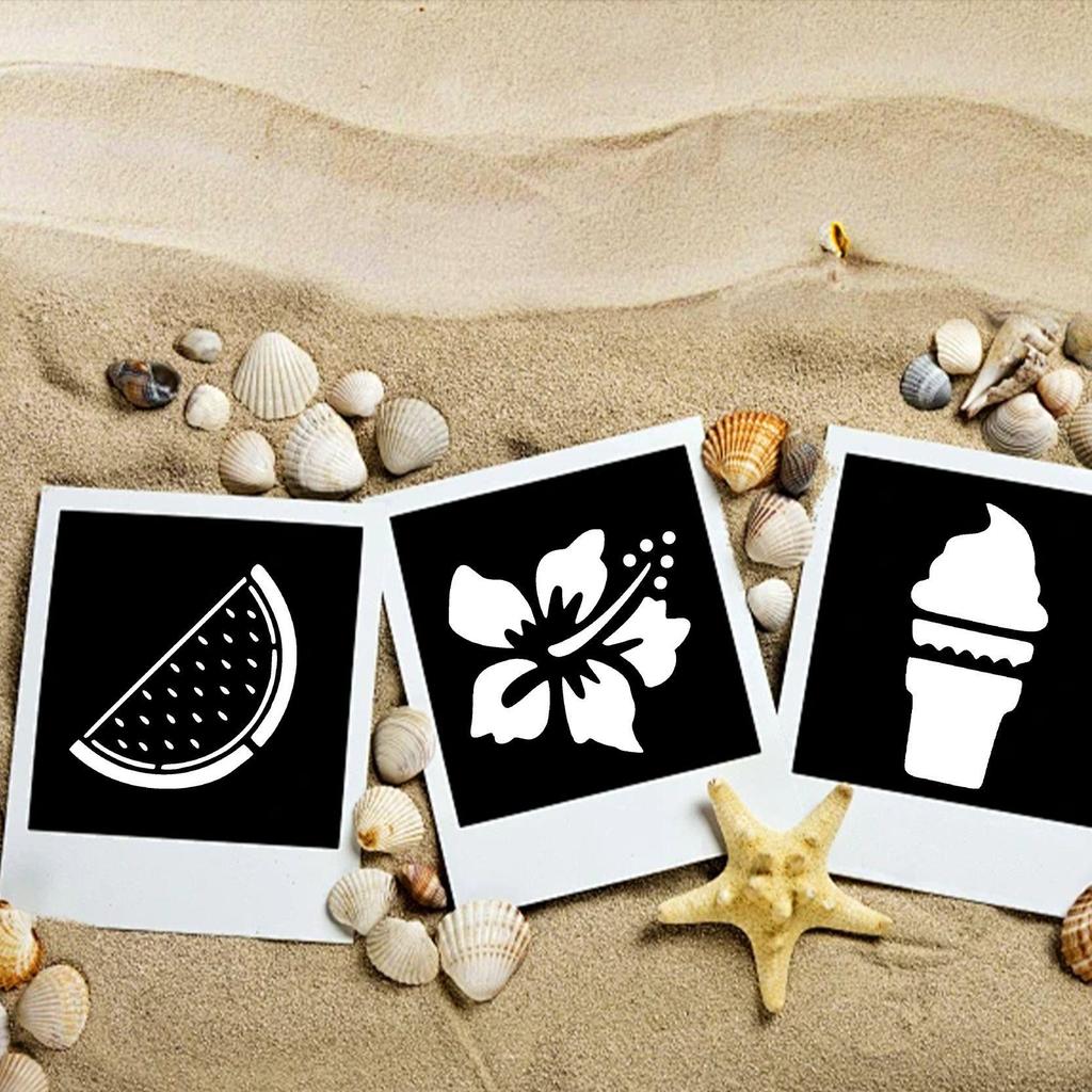 Cross-Border Floral & Plant Garden Themed Stencil Collection - 56 Designs