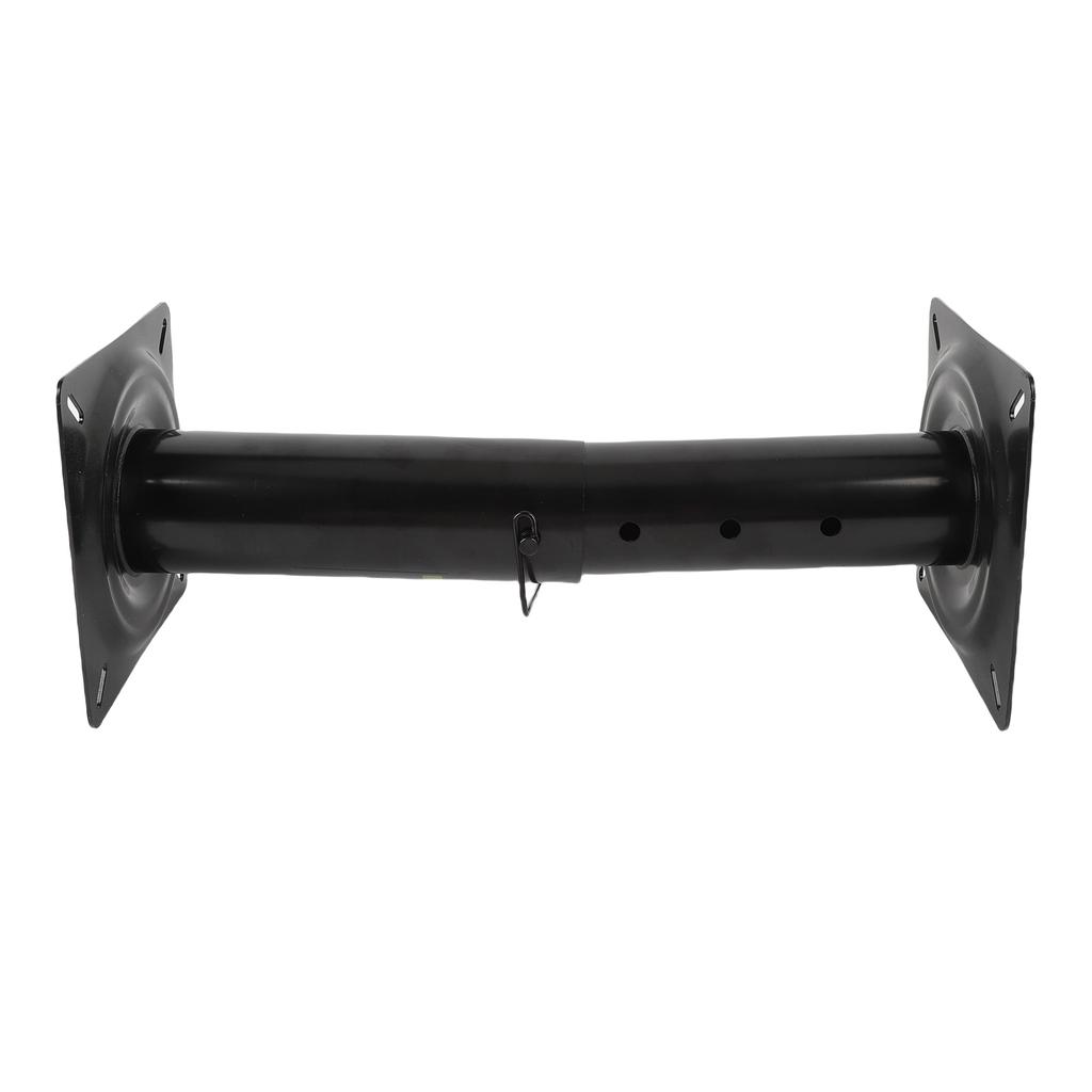 Boat Seat Base Pedestal 11.34 17.24in Adjustable Height Powder Coated Metal Black
