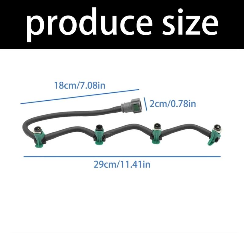 Return Pipe 1746271 AV6Q9K022AB MCR003Q 1685801 KL3064 for 1.6 TDCI Fuel Injector Leak Off Hose Auto Accessories