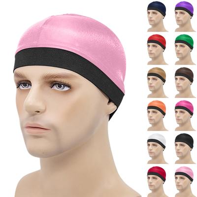 Touca de peruca de seda respirável da moda masculina e feminina