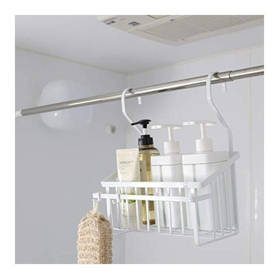 Yamazaki Jitsugyo Bathroom Multi Basket Tower Tower Black 8553