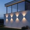 No Drill LED Motion Sensor Wall Light Rechargeable Waterproof Infrared Sensor Wall Lamp Magnetic Auto On/Off