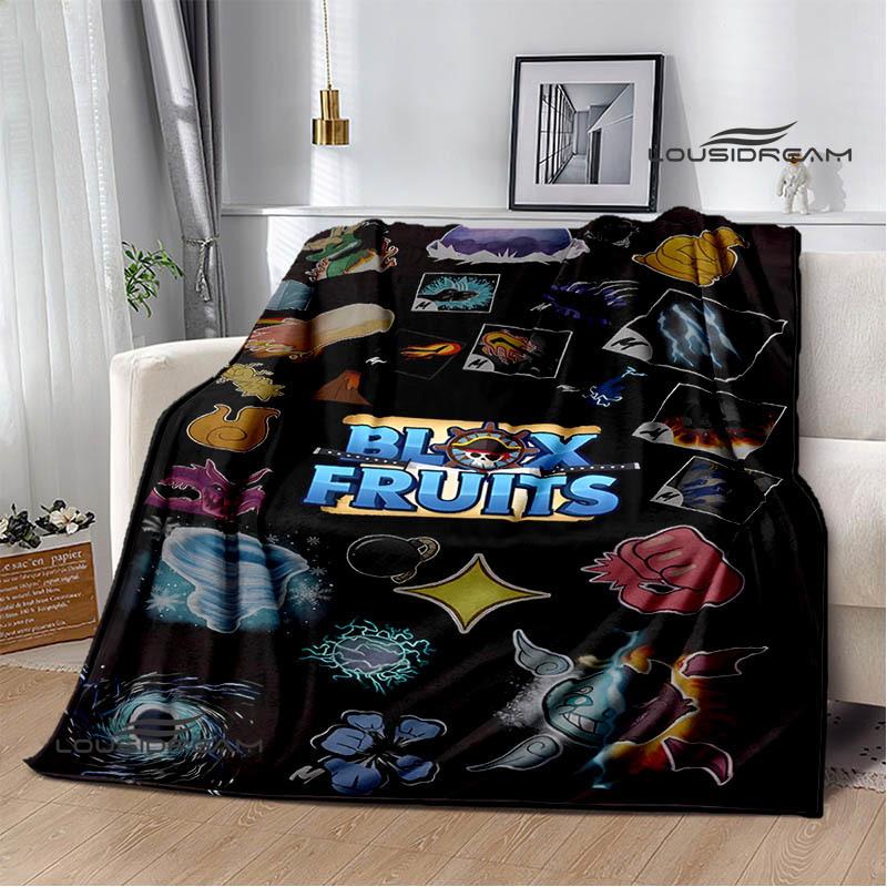 Coperta con stampa di frutti B-blox Coperta da picnic Coperte calde Coperta da esterno Coperte per letti domestici Regalo di compleanno