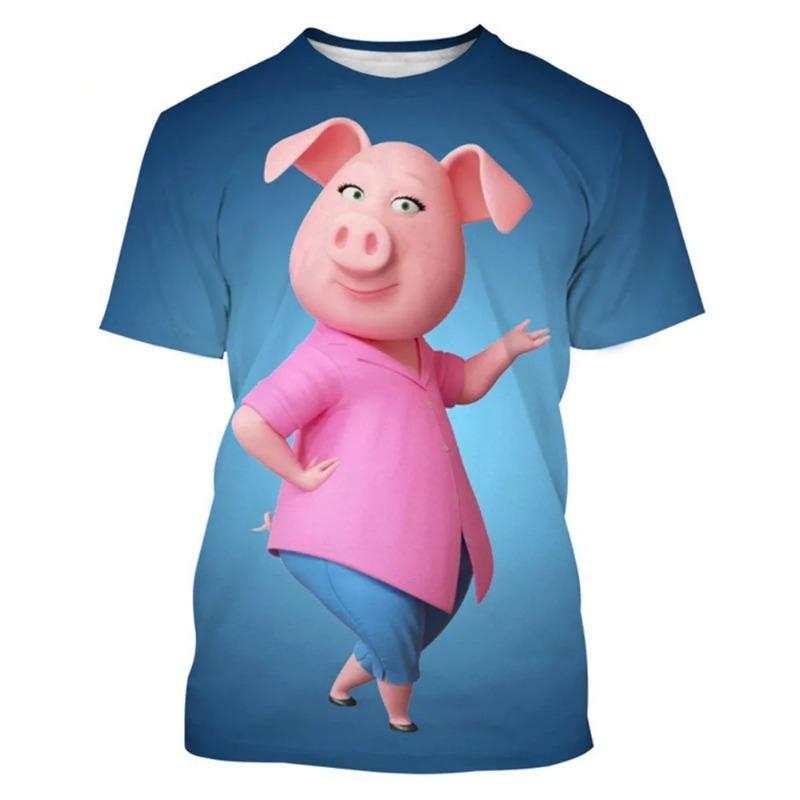 

3D Printed Funny Panda T Shirt Men s Cute Animal Pattern 6XL