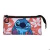 Triple Pencil Case FAN 2.0 - Disney Lilo and Stitch Maui - Pink - One Size