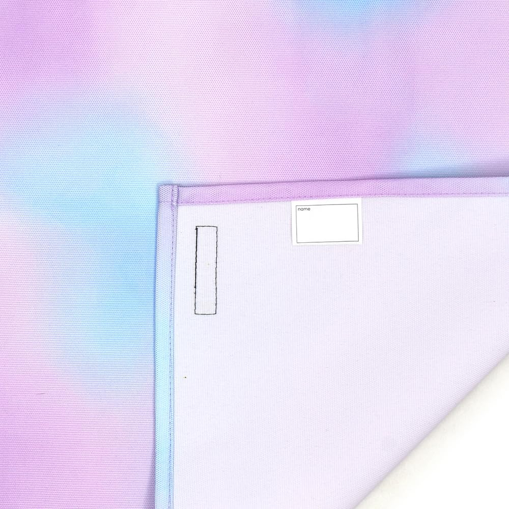 COLORFUL CANDY STYLE Leisure Sheet Aurora Color Original Nameplate for One Perfect for Sports Girls (Single Layer) Water-Repellent, Lightweight,