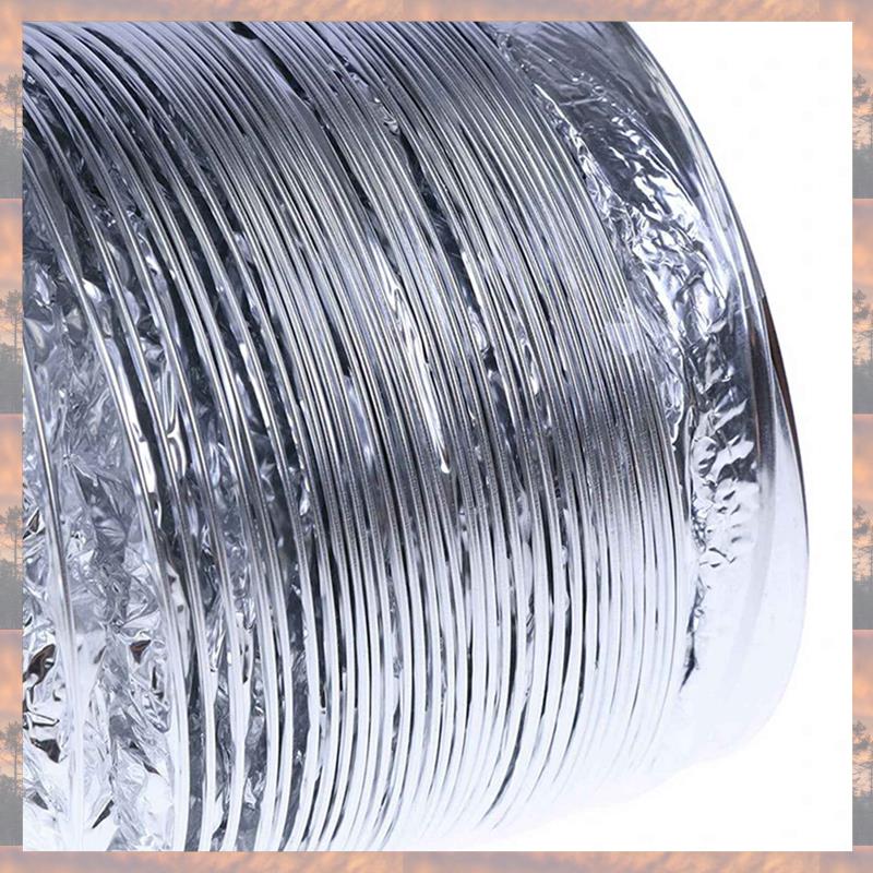 2025 Trend 2X New 4 Inch 100Mm Ventilation Pipe PVC Aluminum Tube Air Ventilation Pipe Hose Flexible Exhaust Duct 1.5M