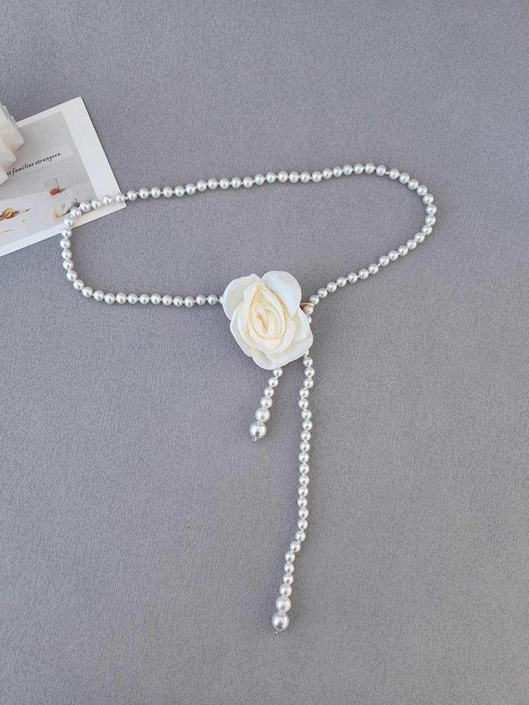 Kamelienblumen-Hüftketten-Gürtel für Damen - Elegantes Accessoire für Kleider & Jeans